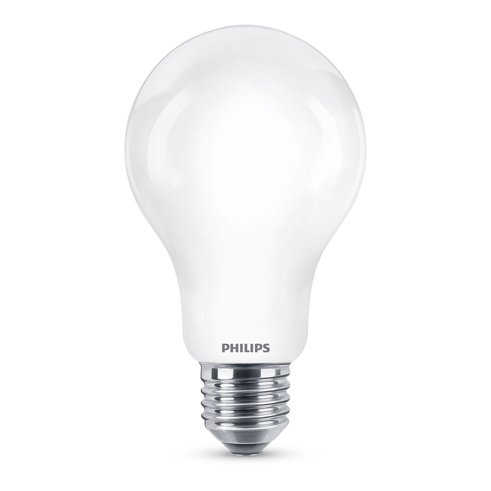 Lâmpada led standard e27 17 5w 2452lm 2700k luz quente ø7 5x12 1cm. philips