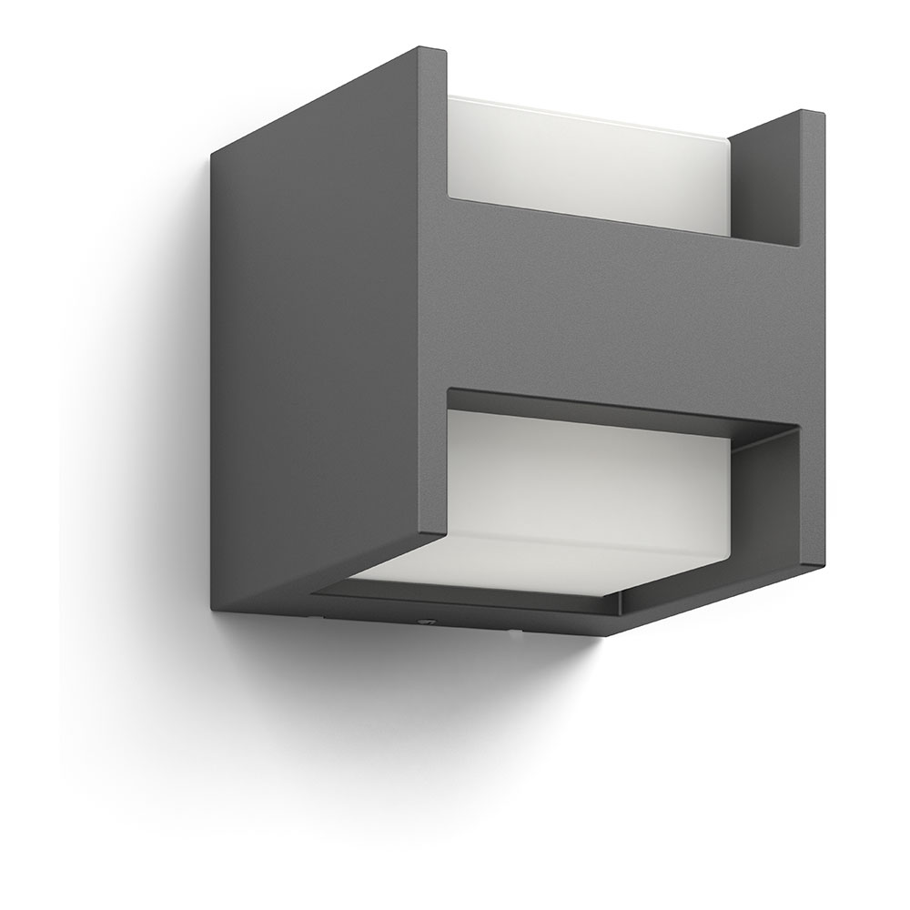 Aplique led 2x4 5w 800lm 4000k modelo arbour philips