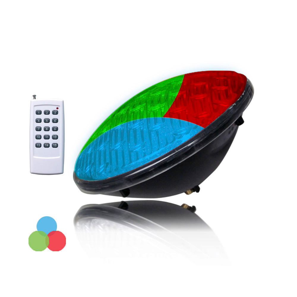 Lâmpada de piscina led par56 9w 500lm rgb multicolor ip68 ø17 6x6cm edm