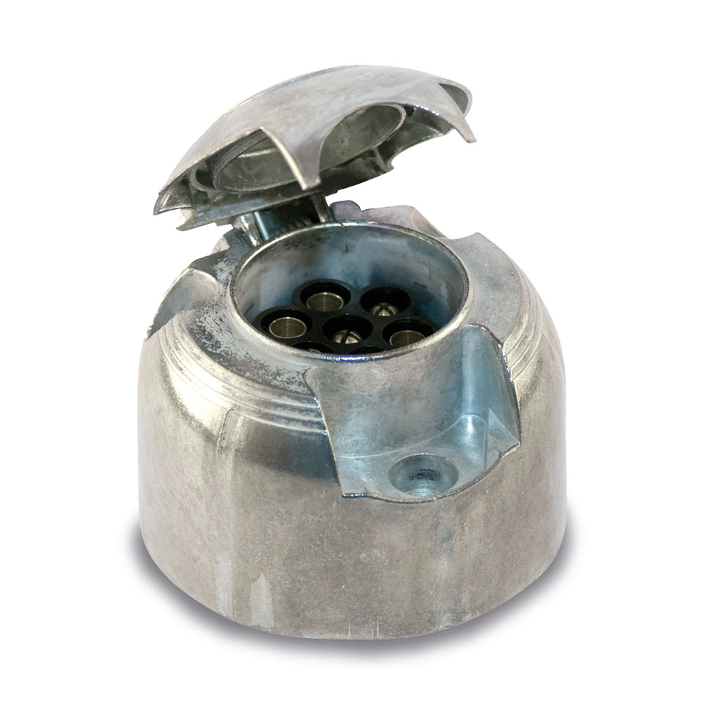 Conexão fêmea para reboque metálica 7 p goodyear