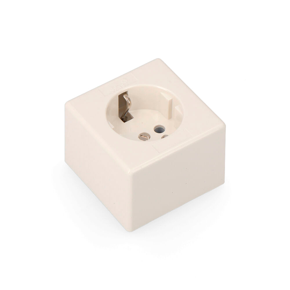 Tomada t/tl superfície quadrada 16a 4-4 8mm solera (embalada) 5001