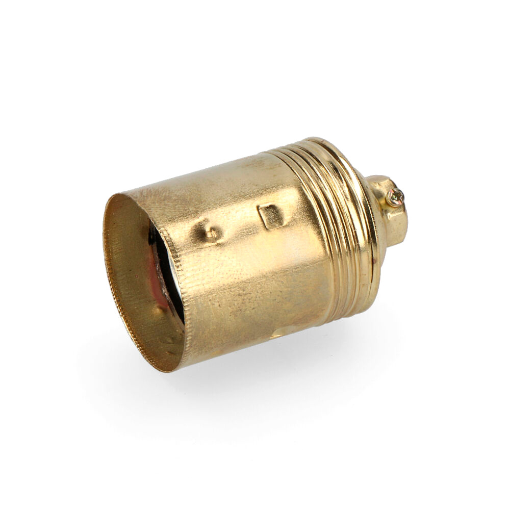 Casquilho ferro-latão e27 embalado edm